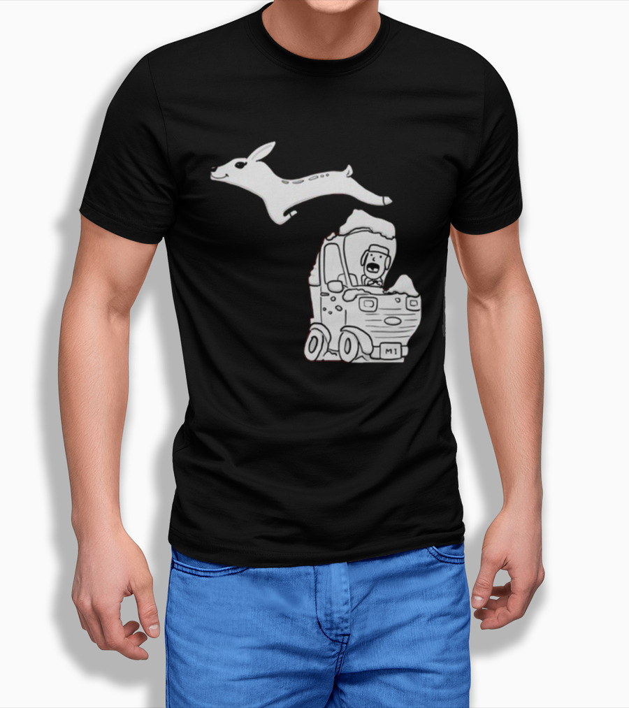 Michigan For Deer Ice Road Truck Journey T-Shirt
