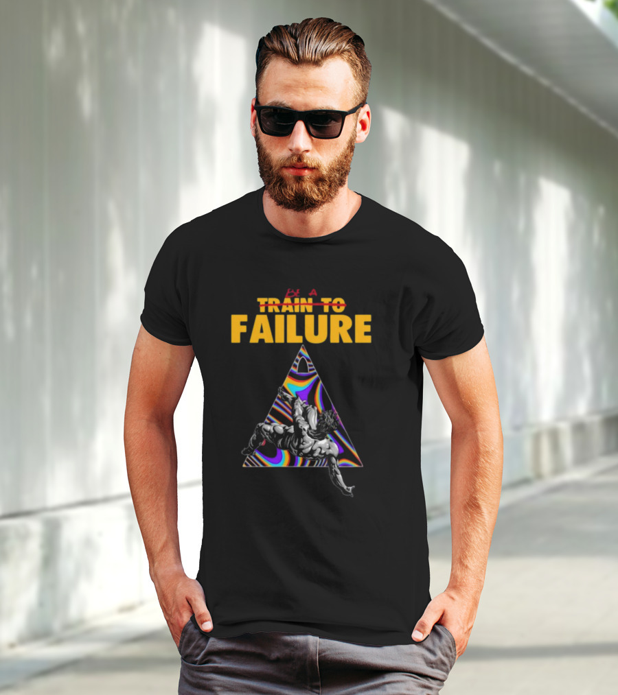 Raskol Apparel Be A Train To Failure Psychedelic Triangle T-Shirt