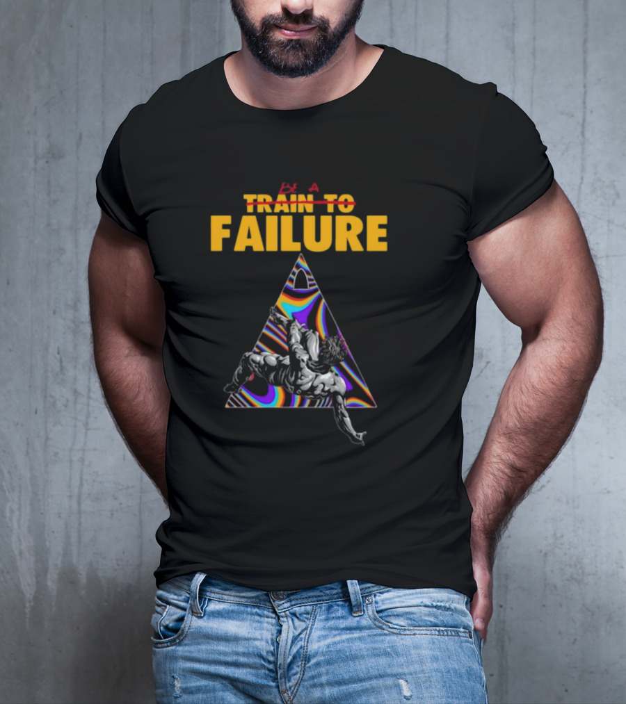 Raskol Apparel Be A Train To Failure Psychedelic Triangle T-Shirt