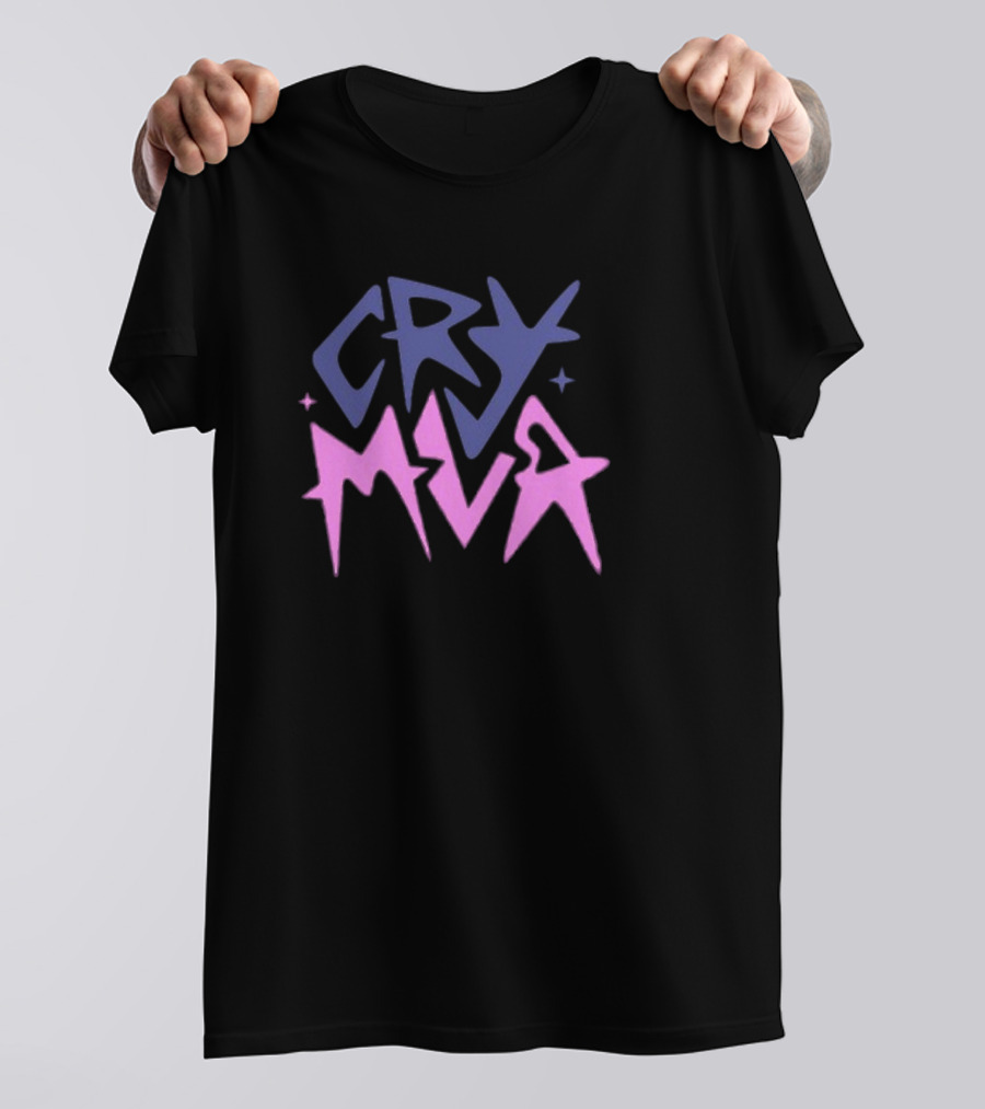 Xcryboy Yerimua Cry Mua Purple Pink Star T-Shirt