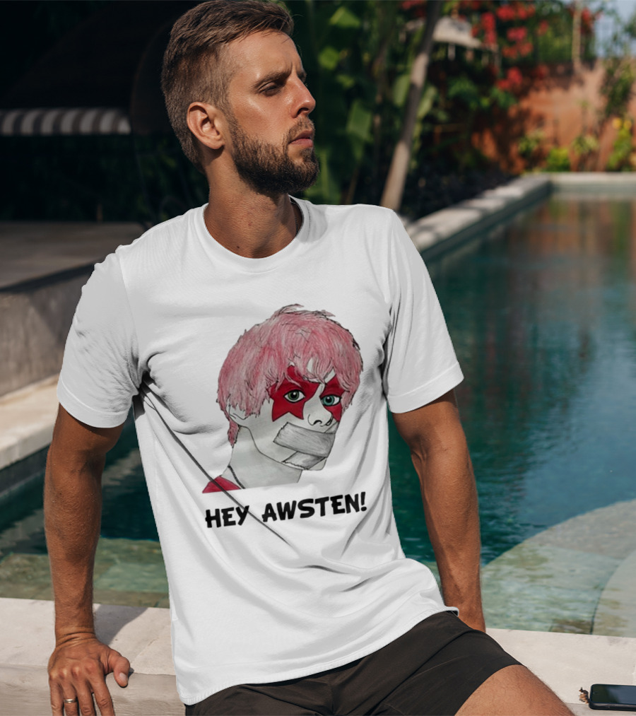 Hey Awsten Are You Gonna Play Sneaking Out Of Heaven Masked Punk T-Shirt
