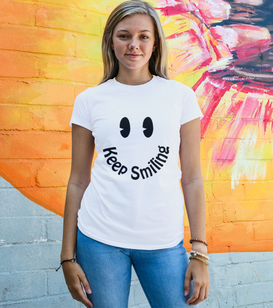 Devon Rodriguez Keep Smiling Face T-Shirt