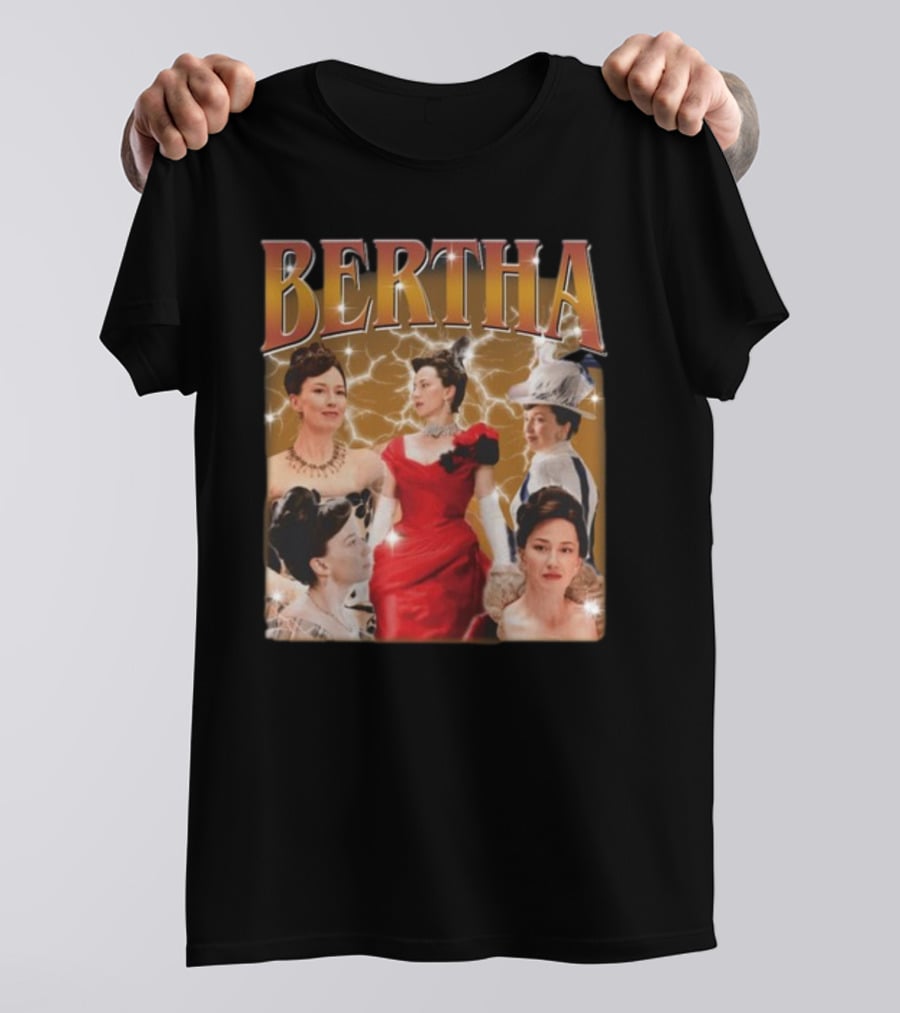 Bertha The Boss Glamorous Vintage Fashion Queens T-Shirt