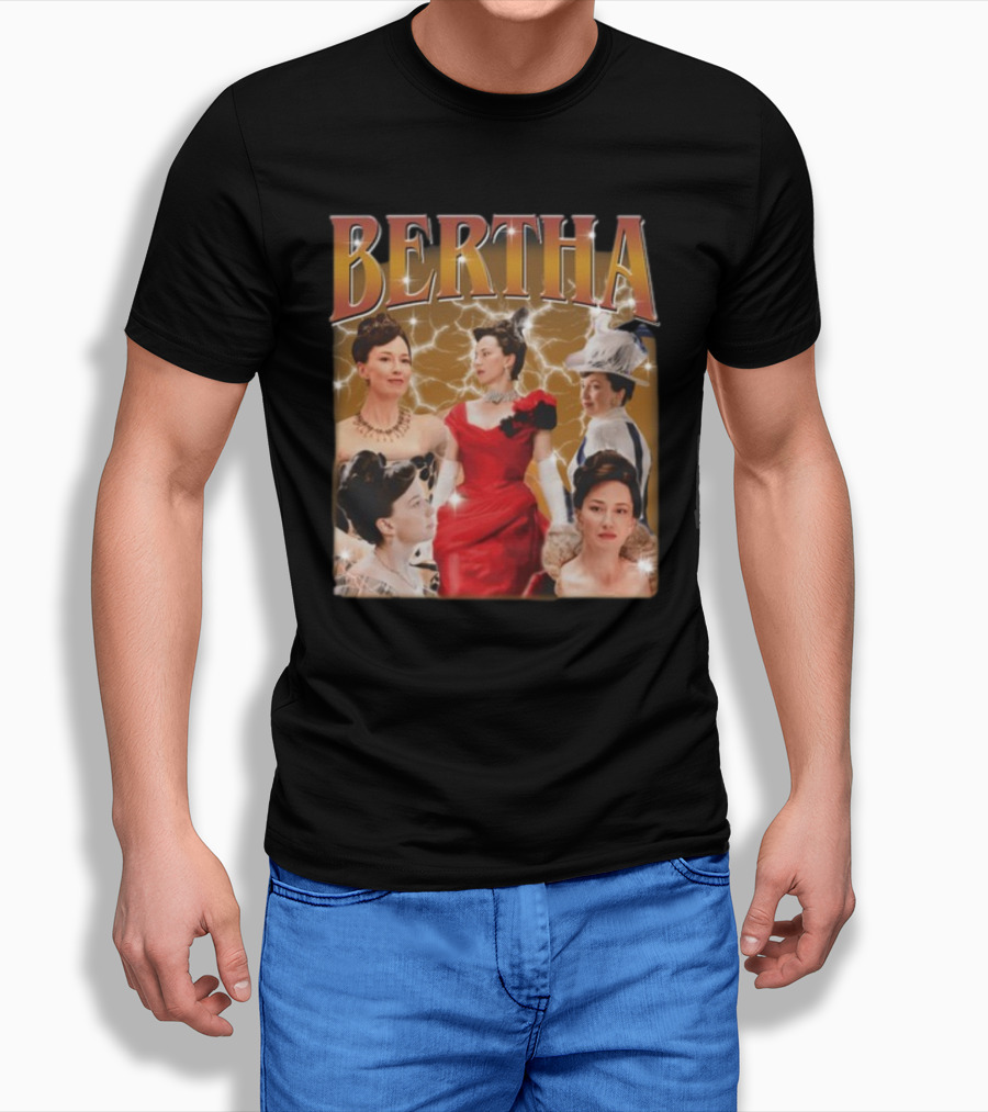 Bertha The Boss Glamorous Vintage Fashion Queens T-Shirt