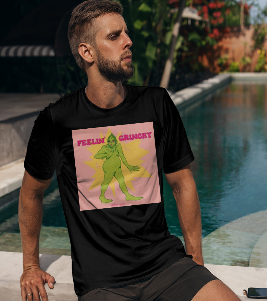 Feelin’ Grinchy Tragicgirls Retro Green Character T-Shirt