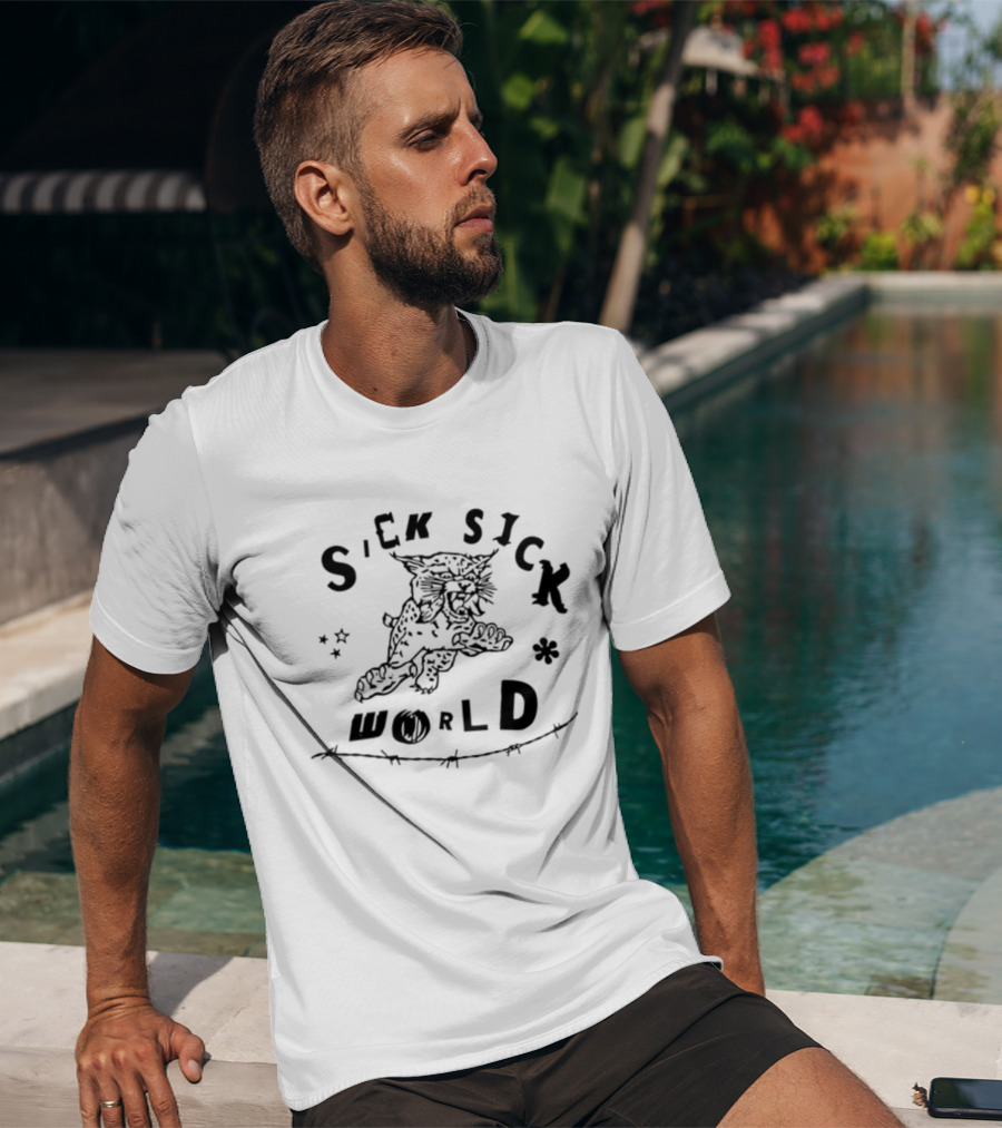 Sick Sick World Lowlvl Tiger Barbed Stars T-Shirt