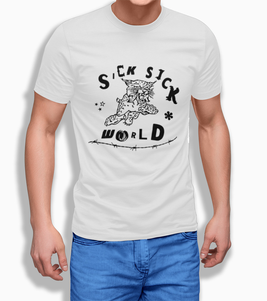 Sick Sick World Lowlvl Tiger Barbed Stars T-Shirt