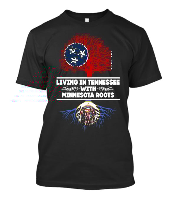 Tennessee Pride With Minnesota Heritage Tree T-Shirt