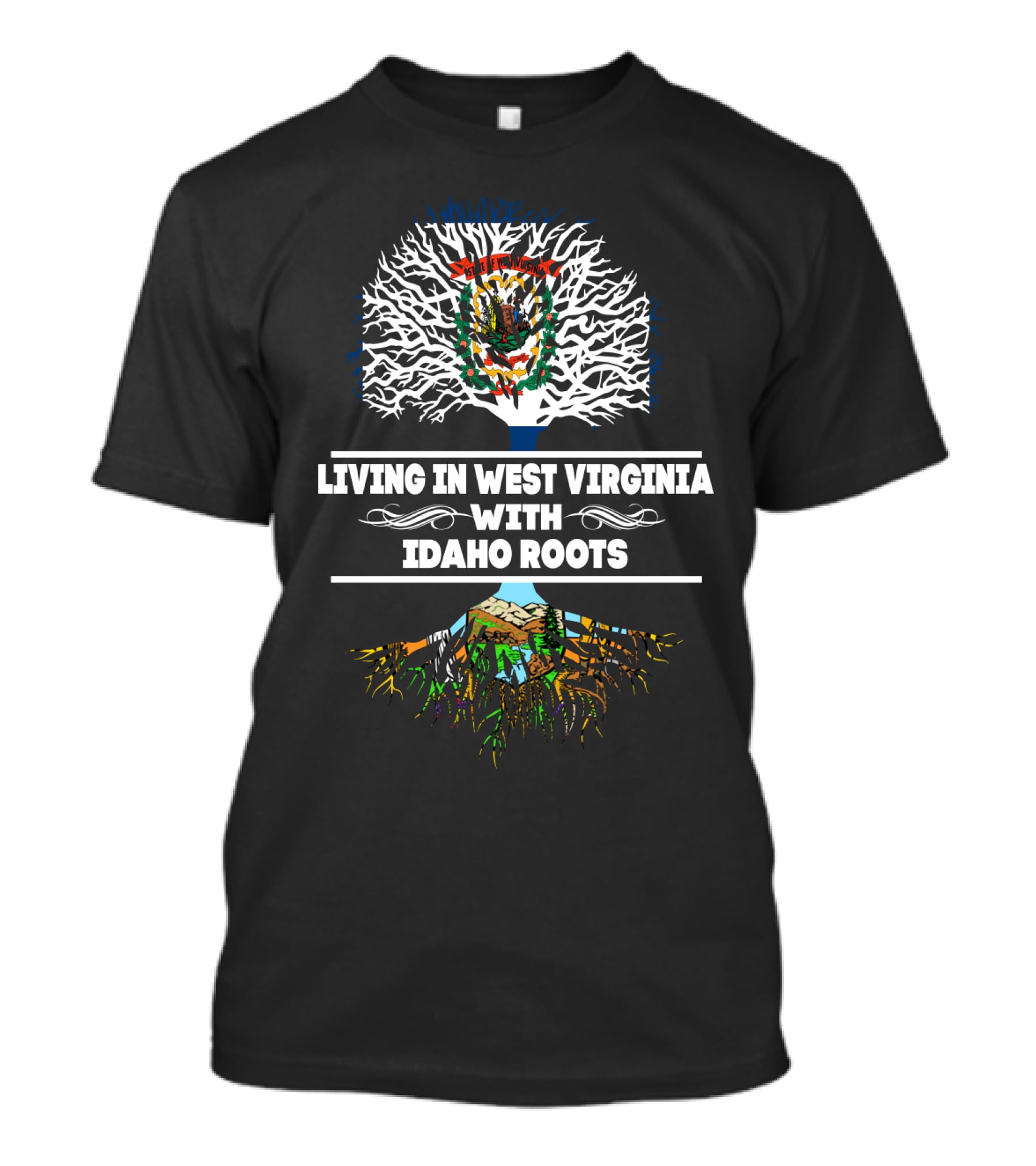 West Virginia Life Idaho Heritage Tree T-Shirt