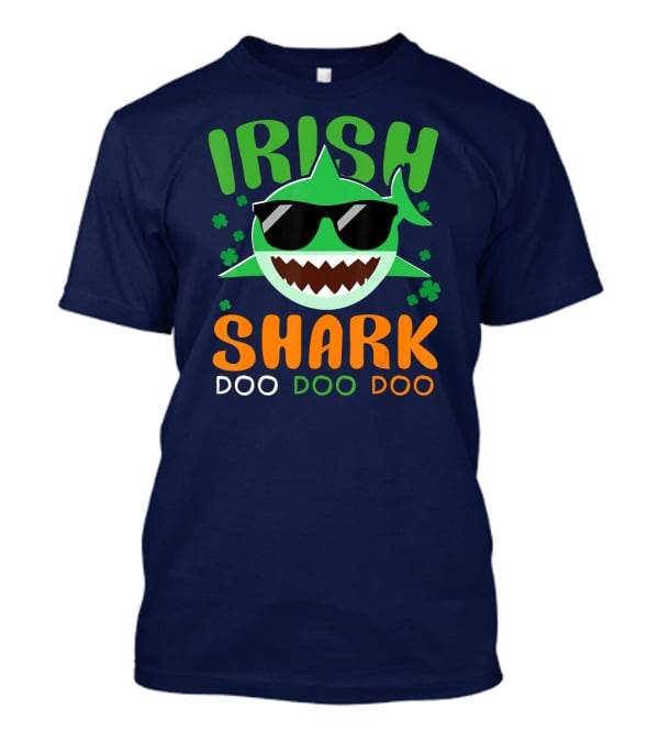 Irish Shark Doo Doo Doo St Patricks Day T-Shirt