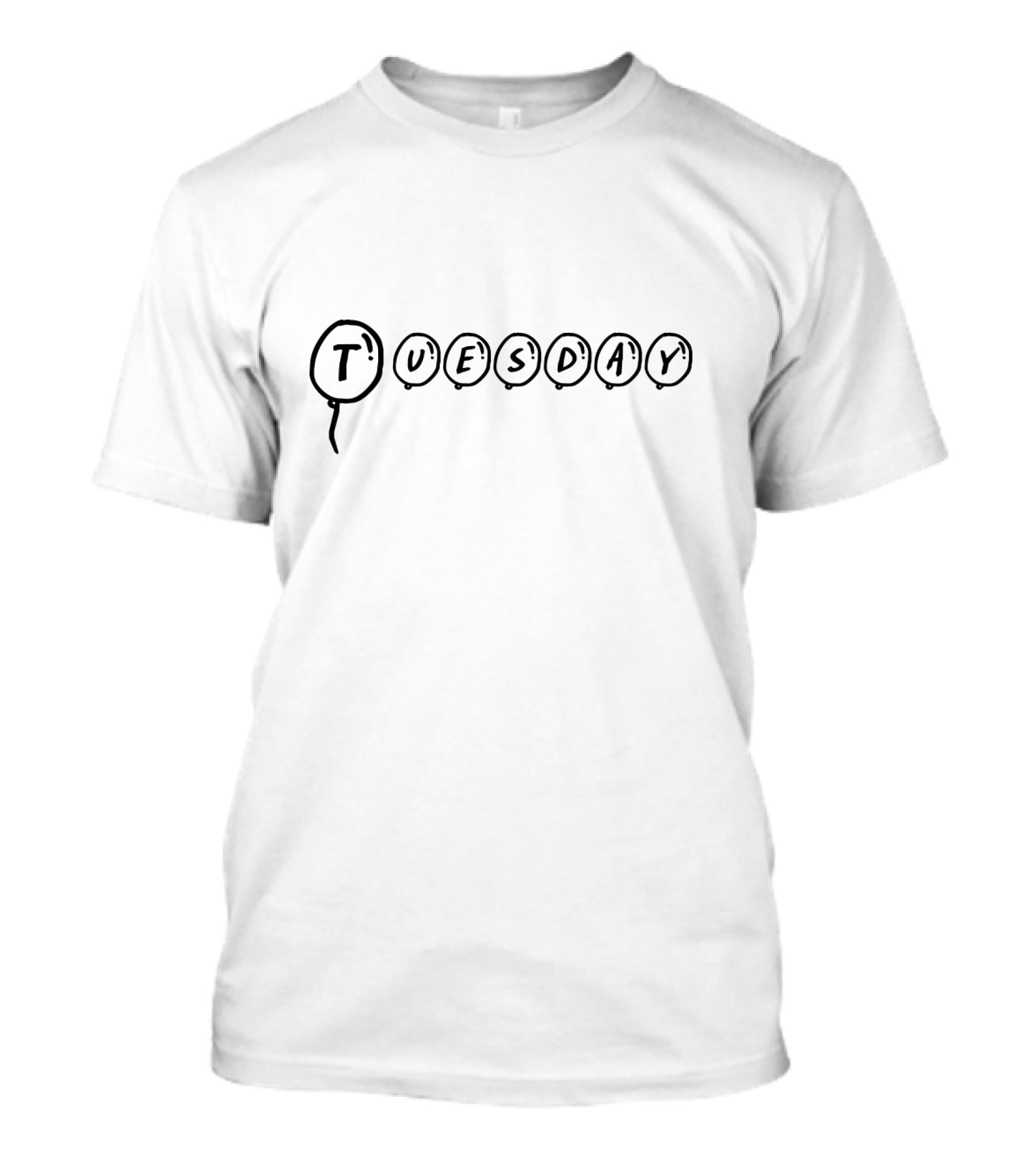 Tuesday Word In Balloon T-Shirt