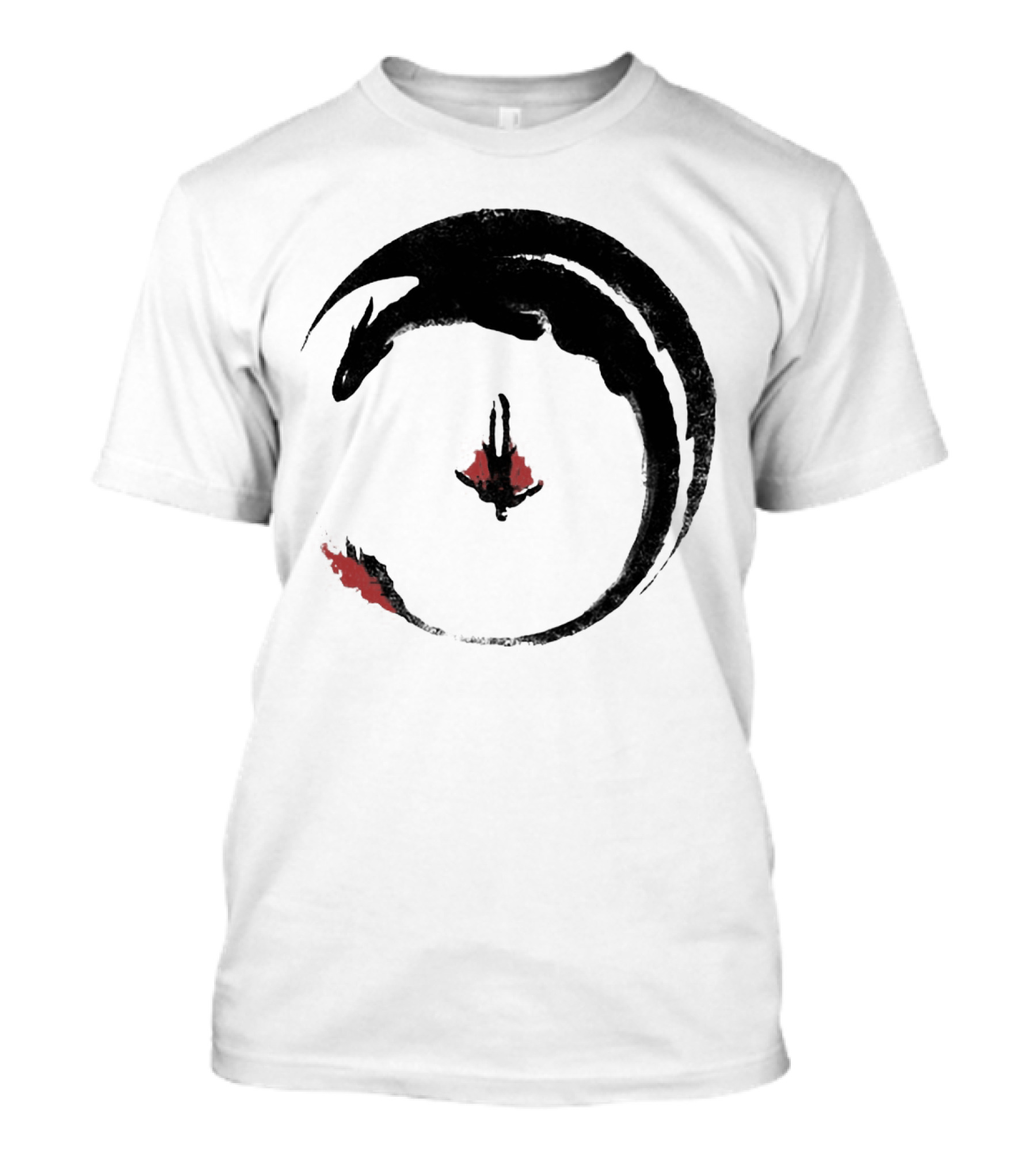 Hiccup And Toothless Fly Artistic Circular T-Shirt