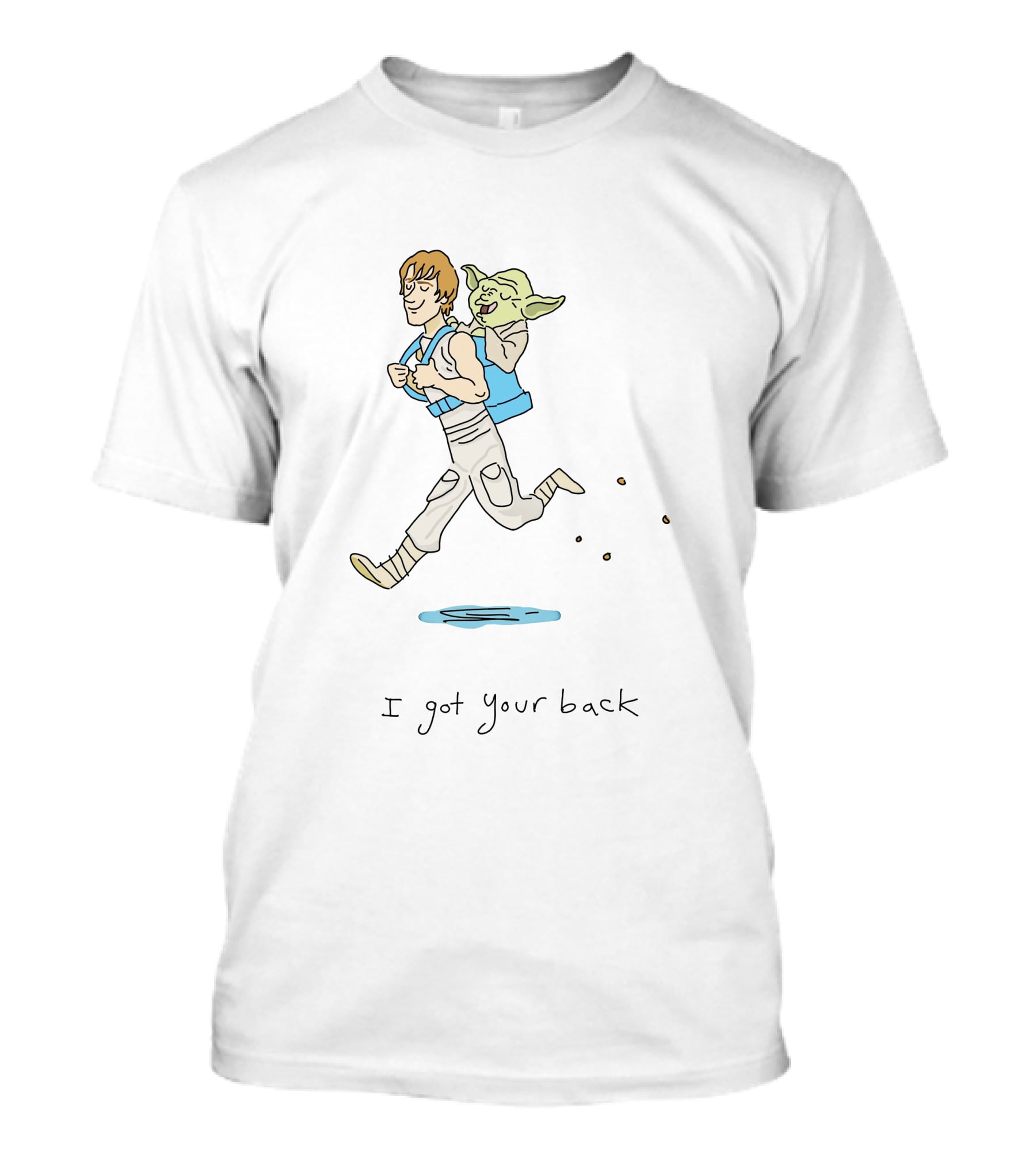 I Got Your Back Baby Yoda Star Wars Training Scene T-Shirt