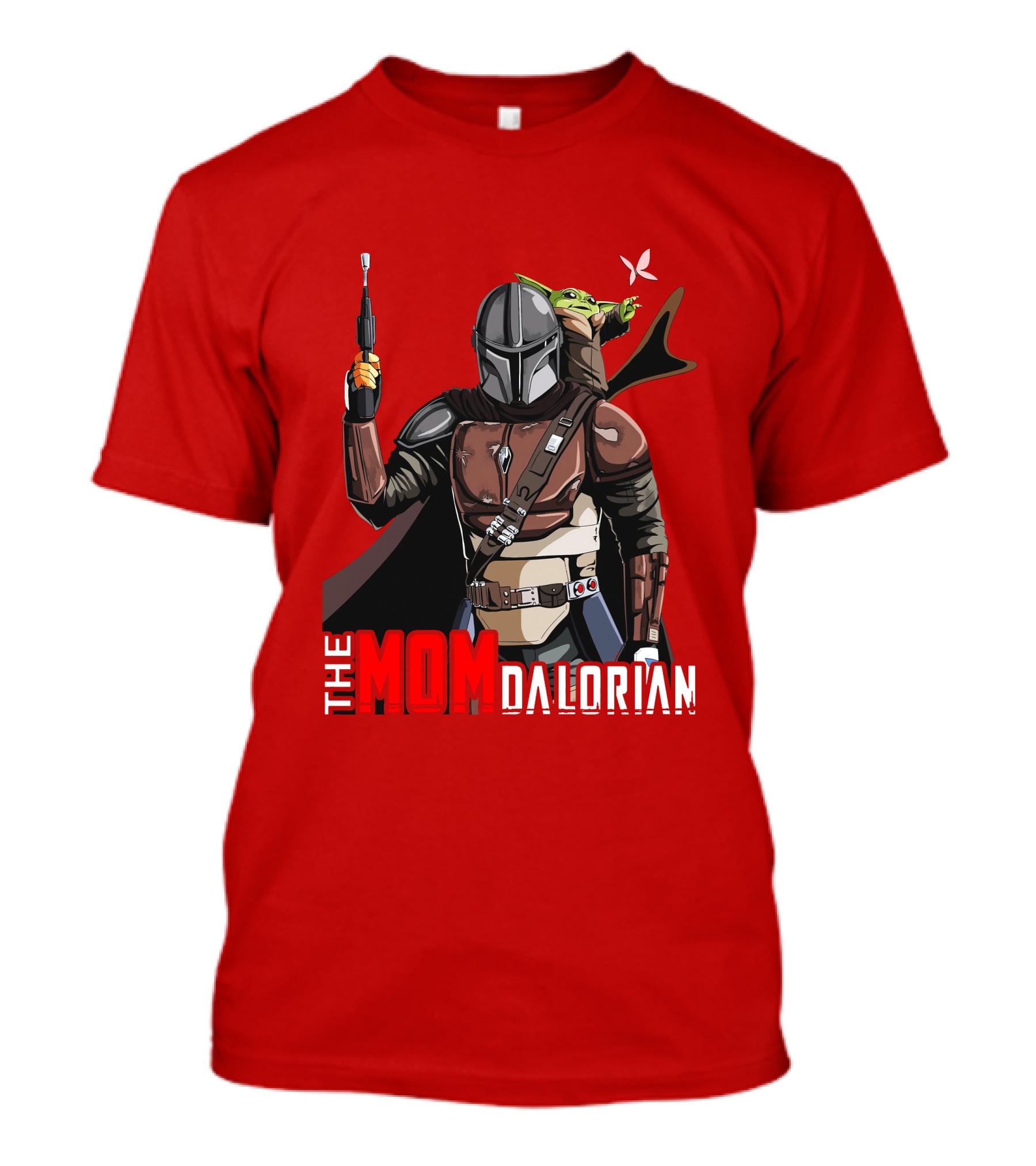 THE MOM DALORIAN BABY YODA T-Shirt