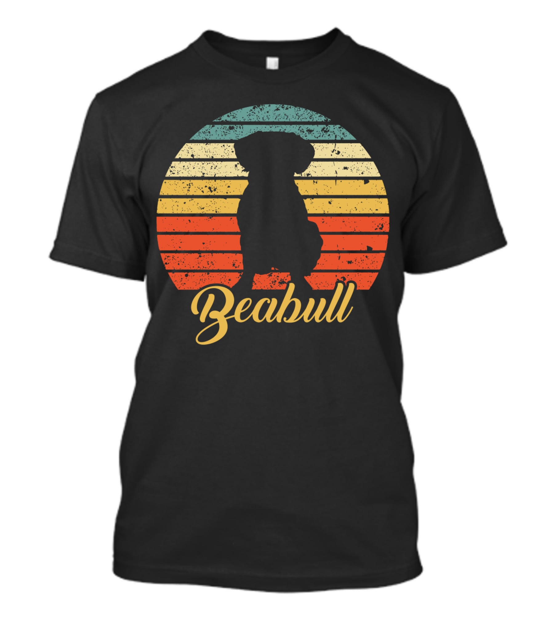 Retro Sunset Beabull T-Shirt