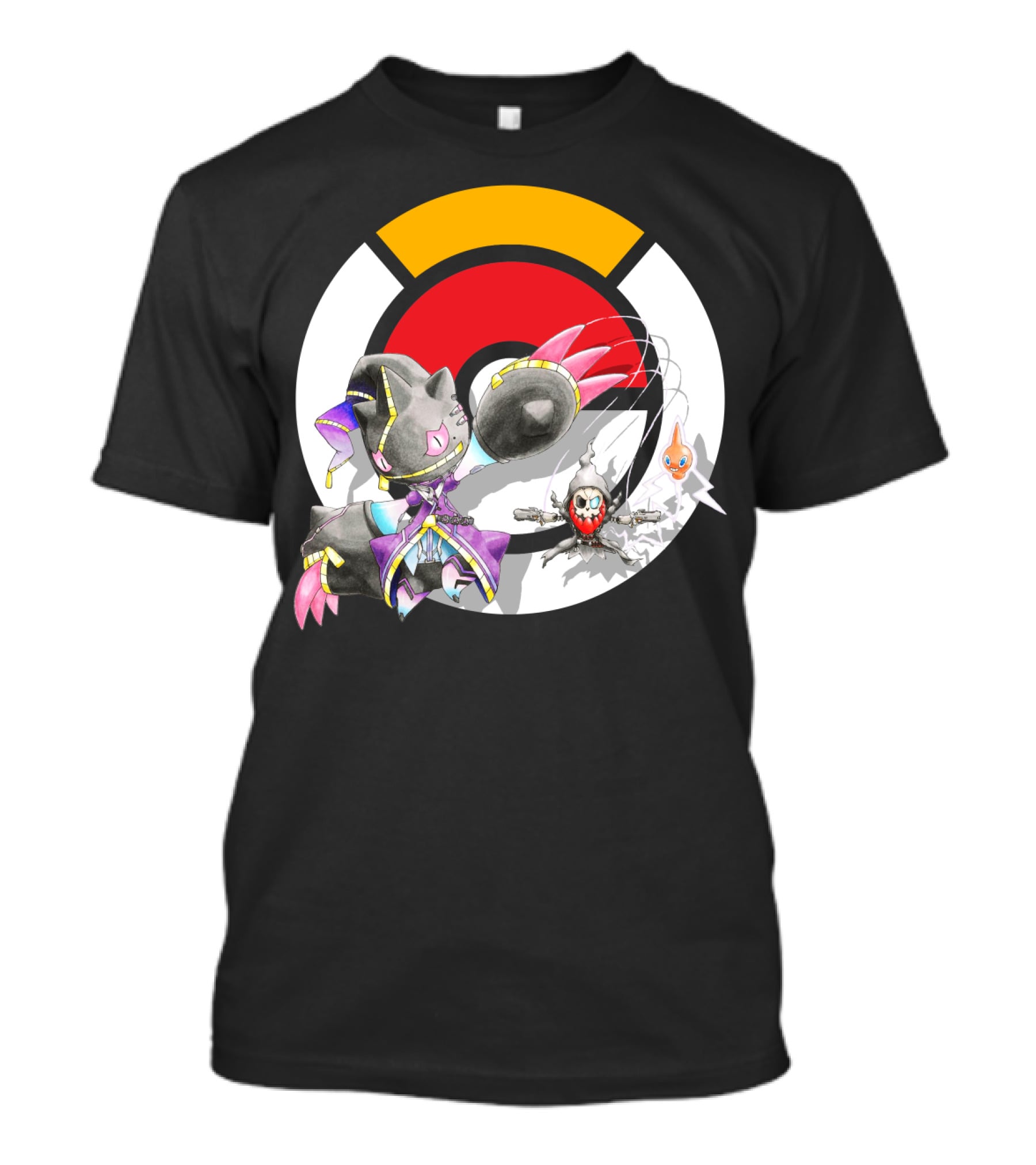 POKEMON X MEGA BANETTE CROSSOVER WITH SOMBRA CHARACTERS T-Shirt
