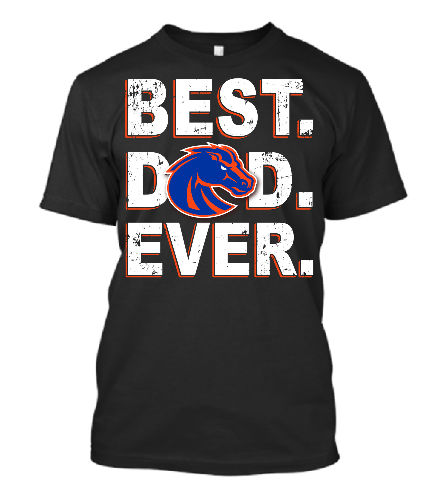 Best Dad Ever Boise State Broncos T-Shirt