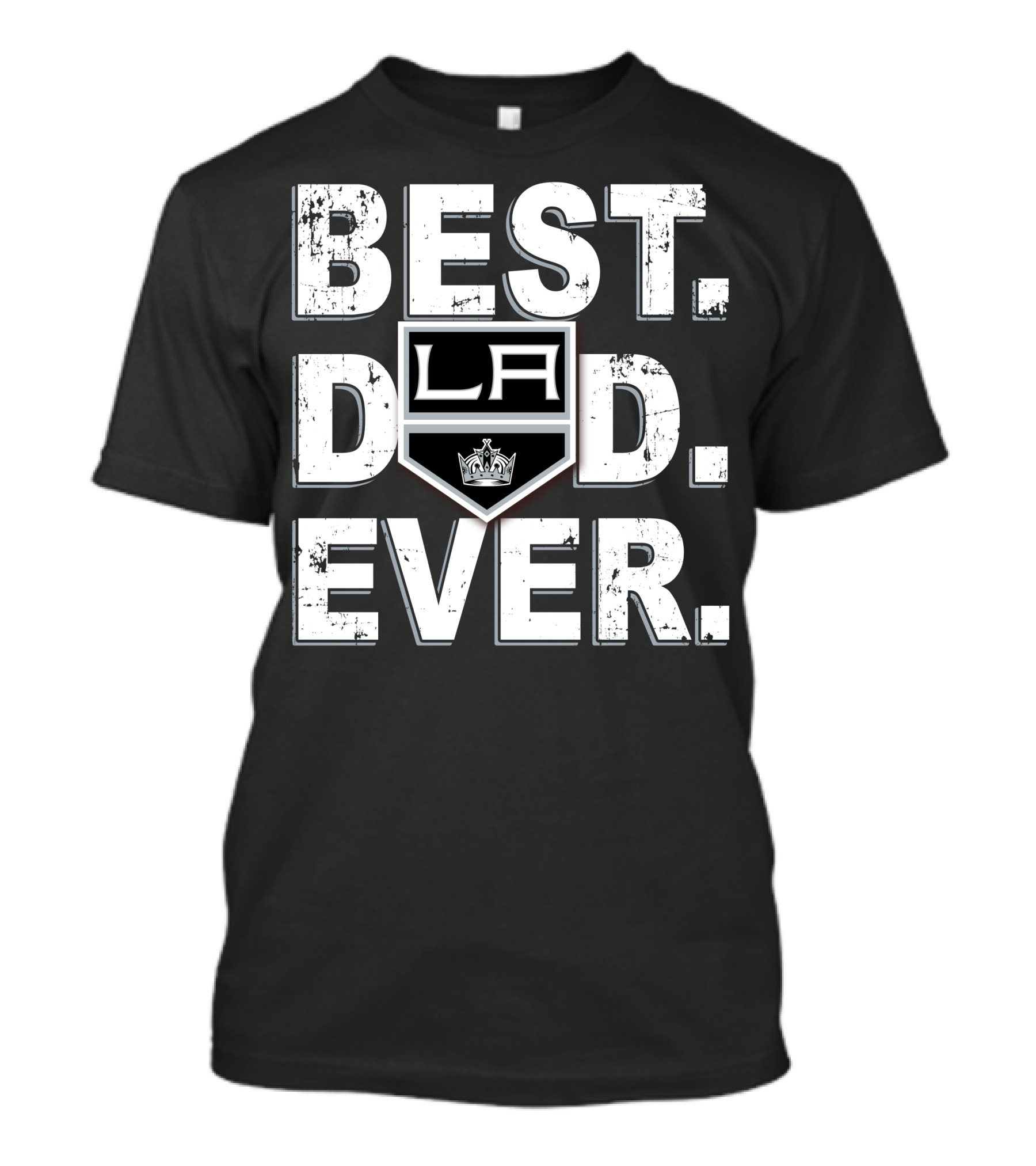 Best Dad Ever La Kings Hockey T-Shirt