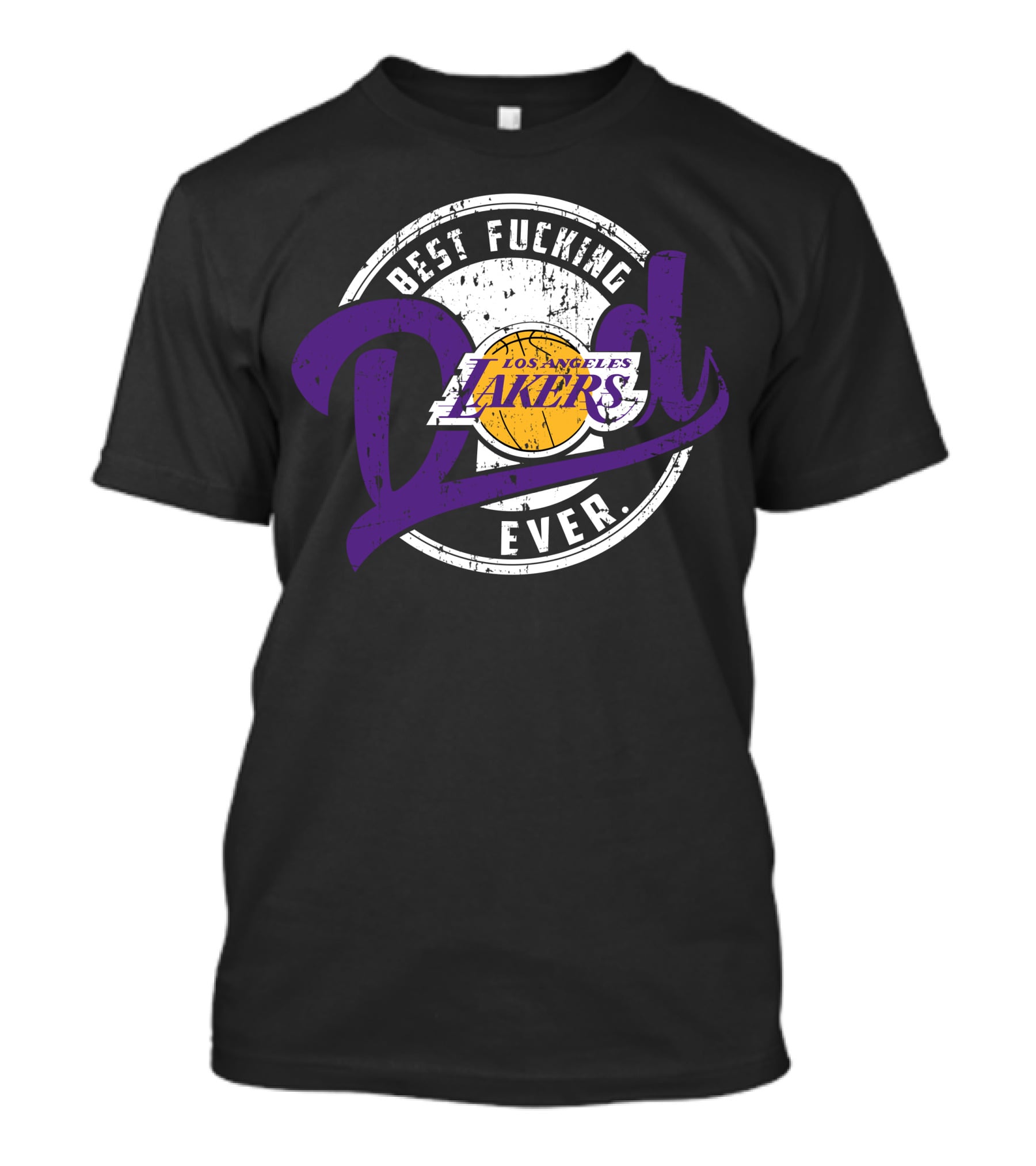 Best Dad Ever Los Angeles Lakers T-Shirt