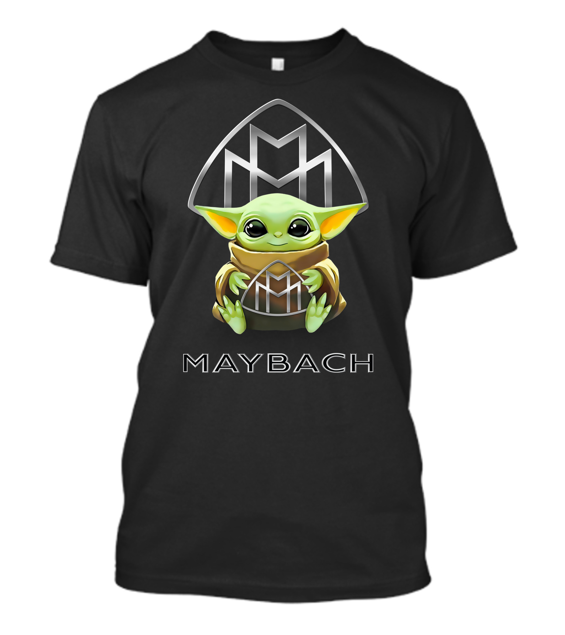Baby Yoda Hugging Maybach T-Shirt
