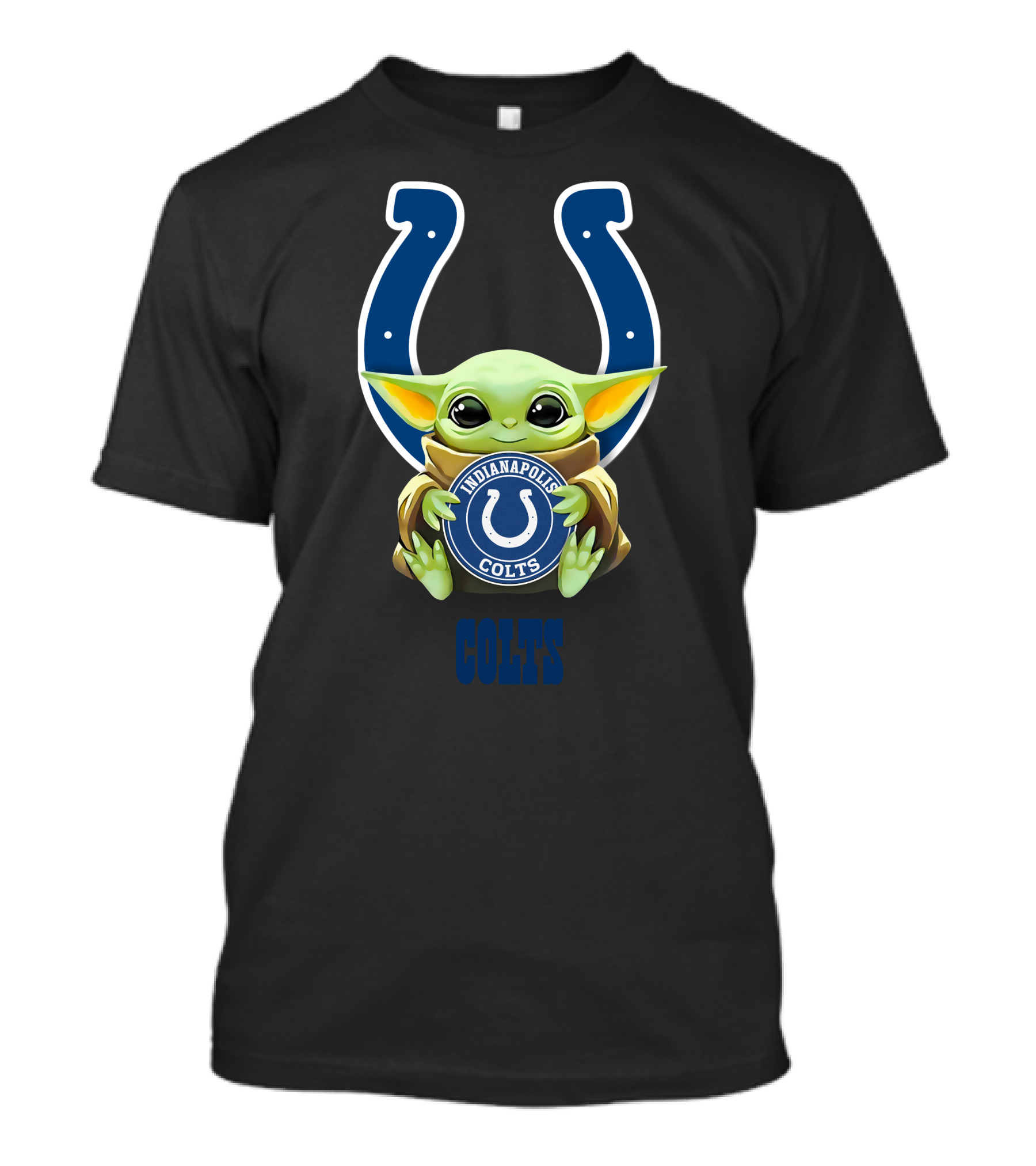 Star Wars Baby Yoda Indianapolis Colts Colts T-Shirt