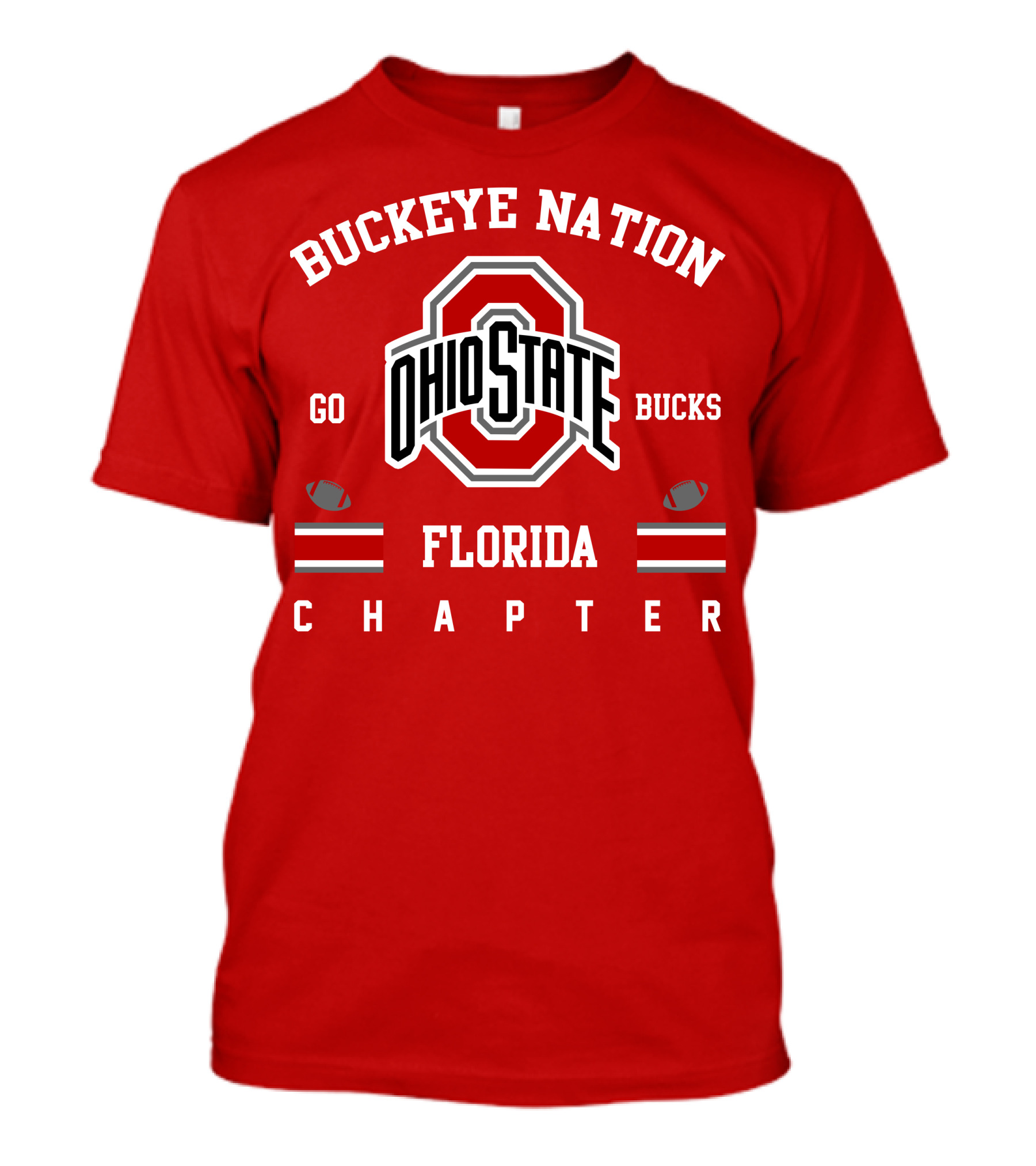 Buckeye Nation Ohio State Go Bucks Florida Chapter T-Shirt