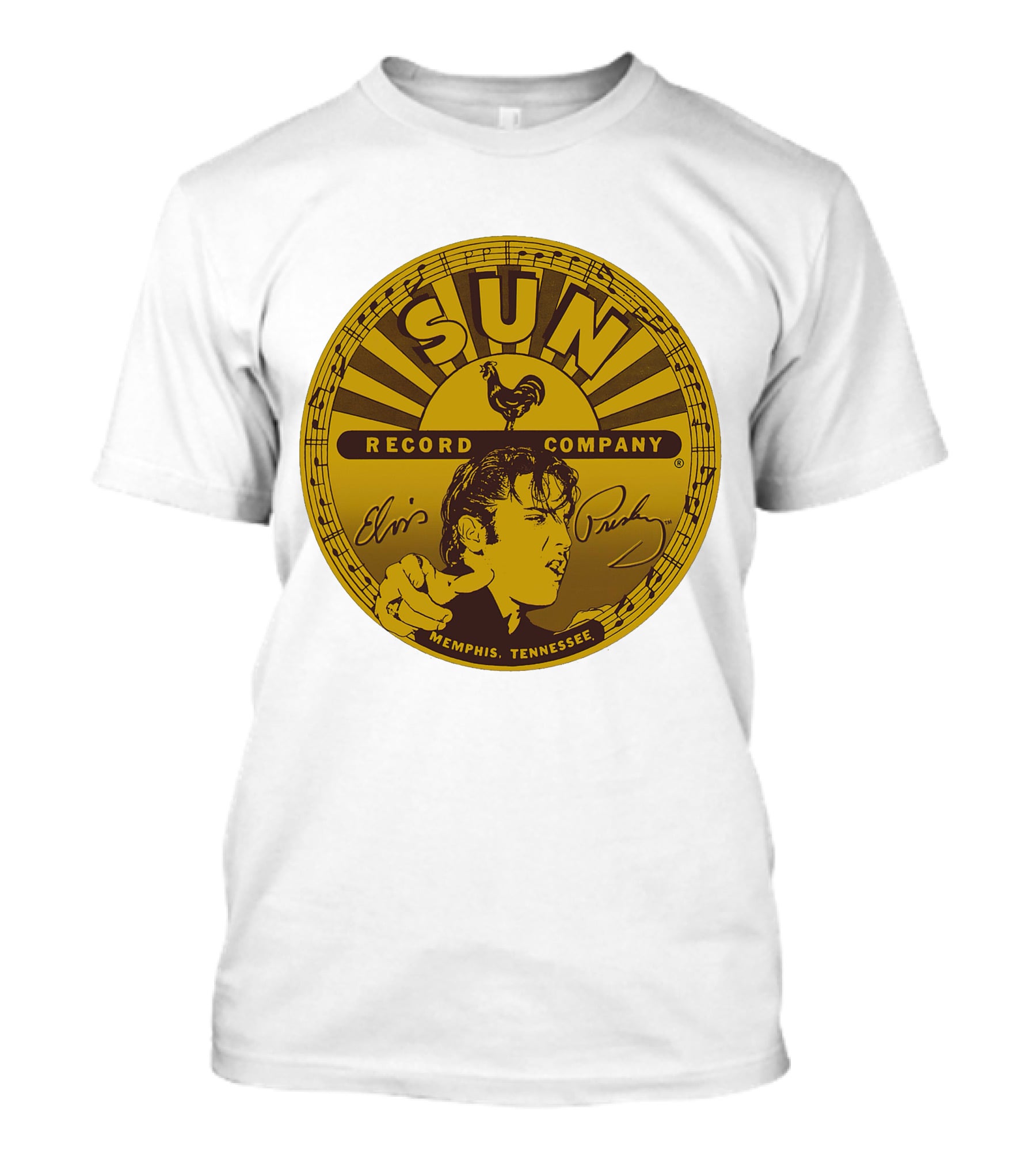 SUN Record Company Elvis Presley Memphis Tennessee T-Shirt