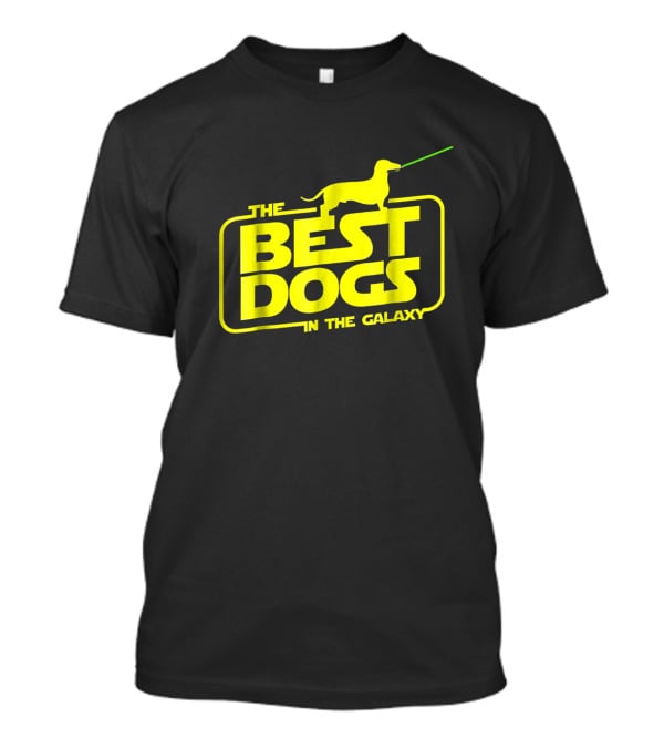 Best Dogs In The Galaxy Dachshund Star Wars T-Shirt