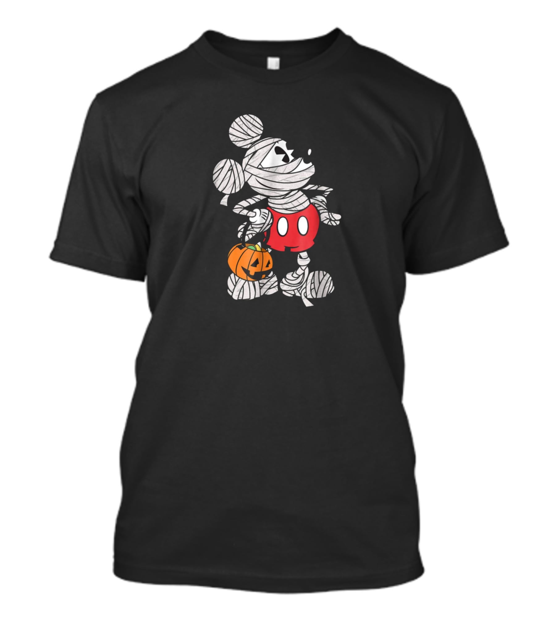 Disney Mickey Mouse Mummy Halloween Pumpkin T-Shirt