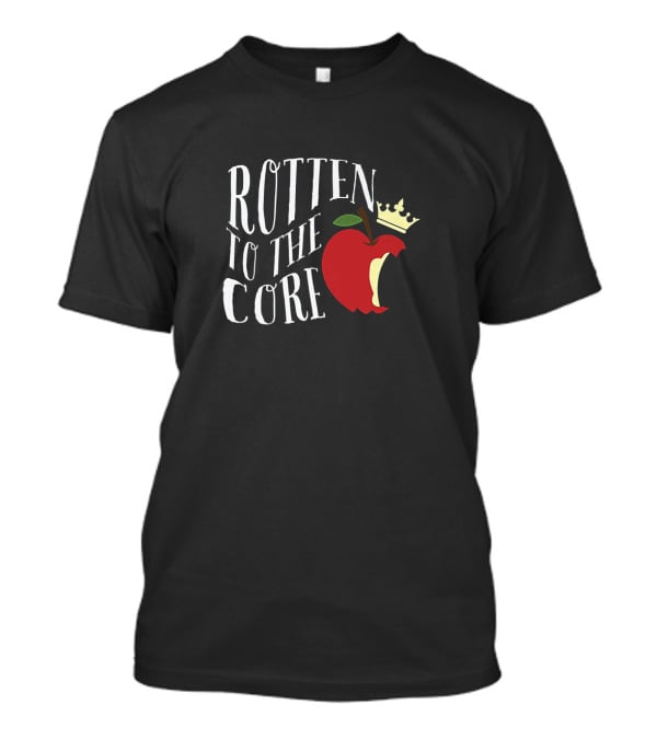 Rotten To The Core Apple Crown Teaching Student T-Shirt