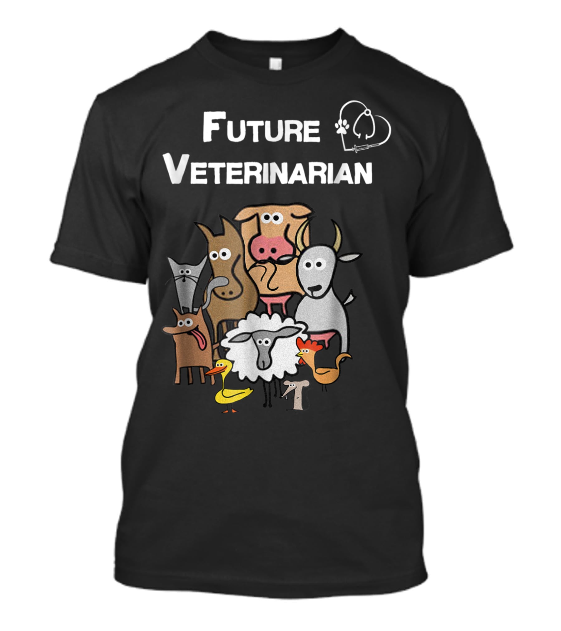 Future Veterinarian Animal Group T-Shirt