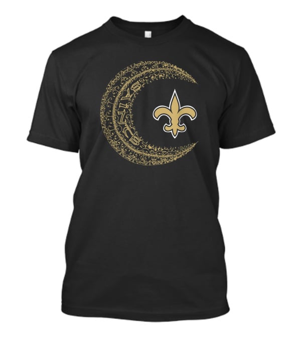 Saints Fleur-de-Lis Crescent New Orleans Football Nola Stars T-Shirt
