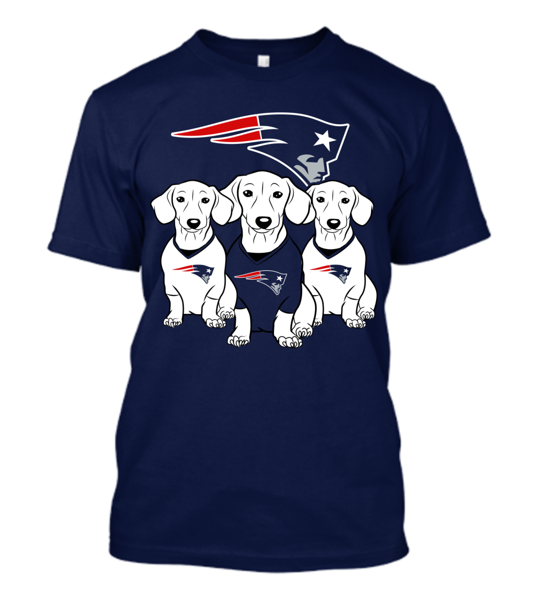 Patriots Dachshund Trio T-Shirt