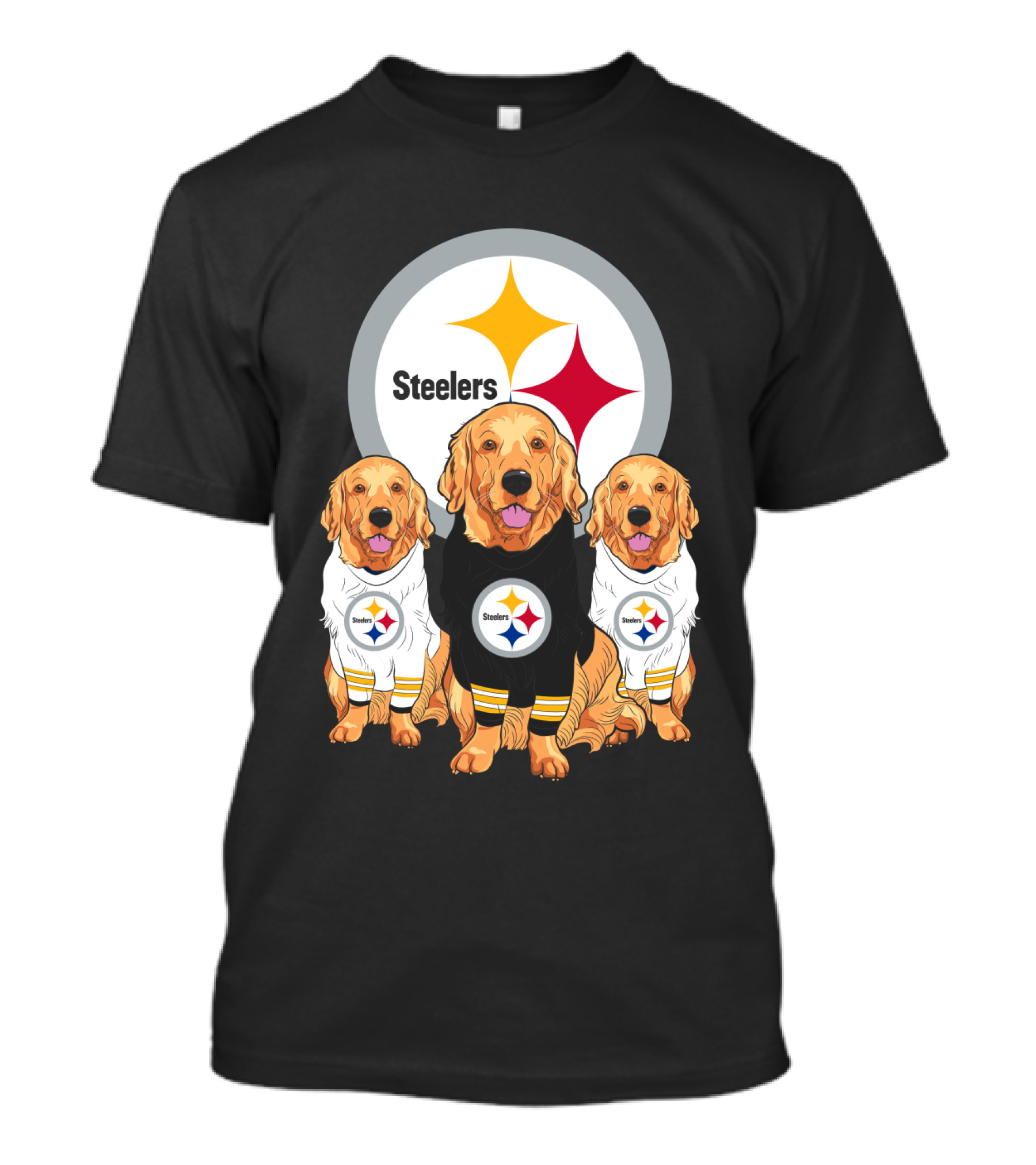 Steelers Golden Retrievers T-Shirt