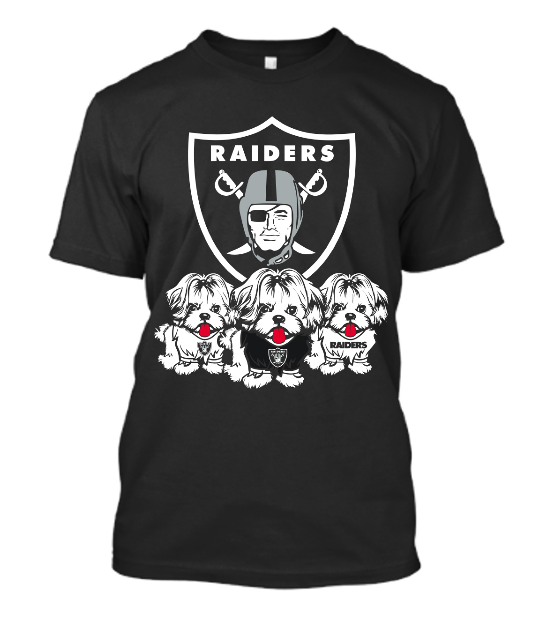 Raiders Shih Tzu T-Shirt
