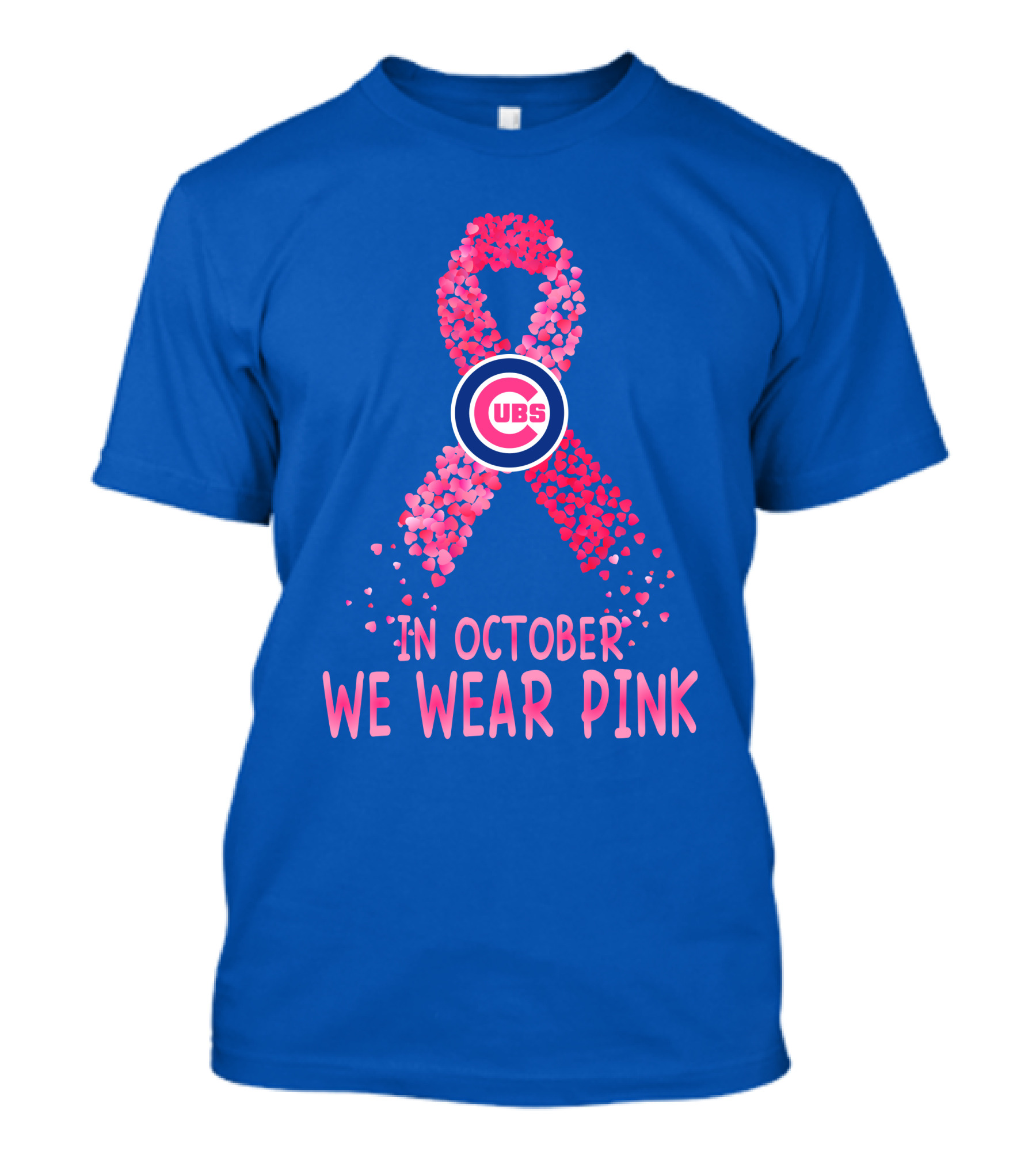 Cubs In October We Wear Pink T-Shirt