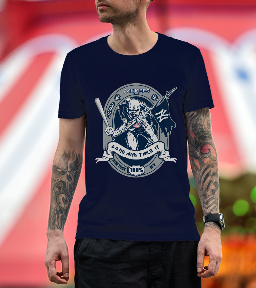 Yankees Come And Take It New York 100% Ny T-Shirt