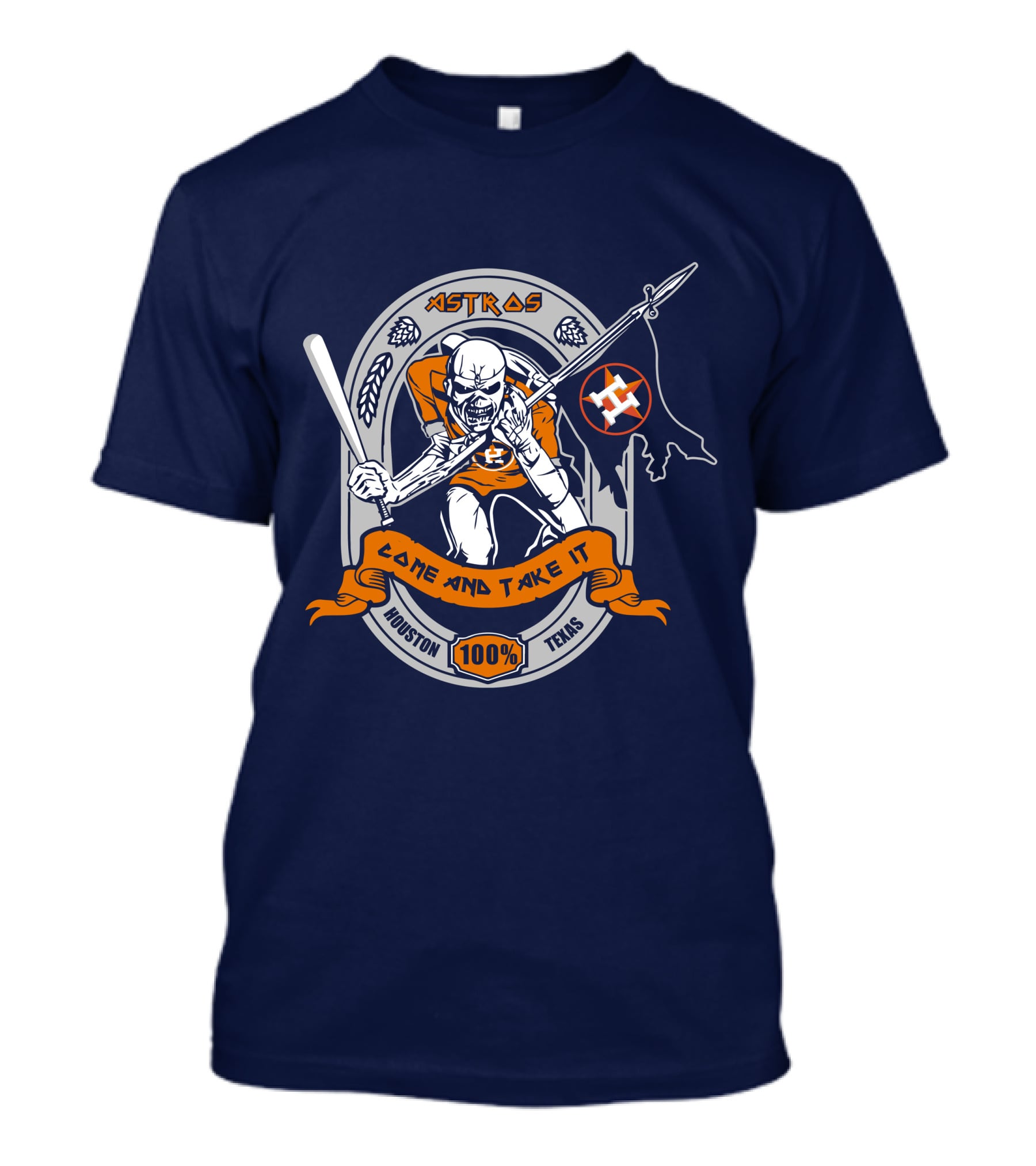 Astros Come And Take It Houston 100% Texas T-Shirt