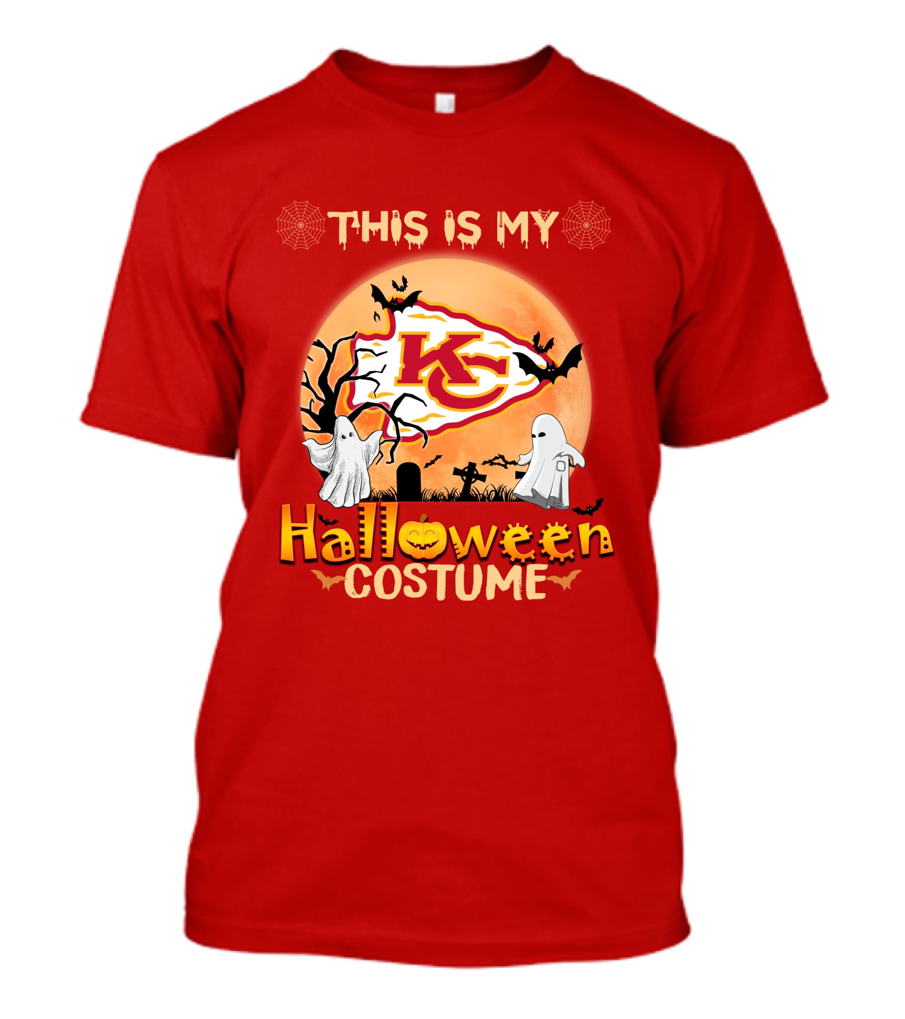 This Is My Kansas City Chiefs Halloween Costume T-Shirt