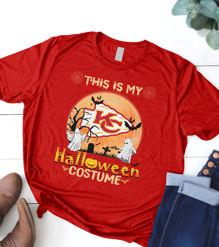 This Is My Kansas City Chiefs Halloween Costume T-Shirt