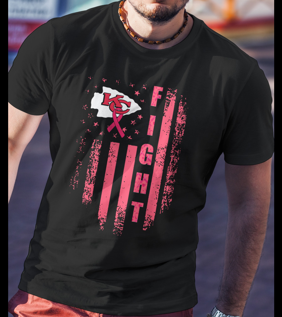 Kansas City Chiefs Breast Cancer Awareness Fight Edition T-Shirt