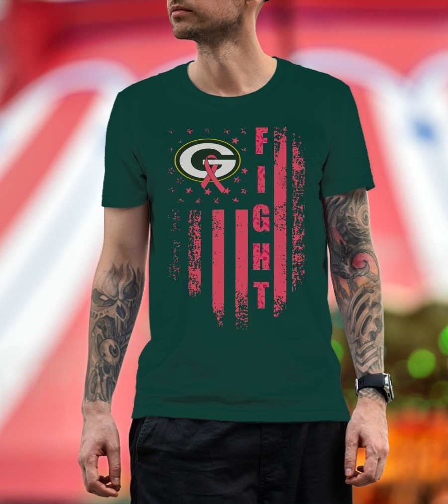 Green Bay Packers Fight Breast Cancer T-Shirt
