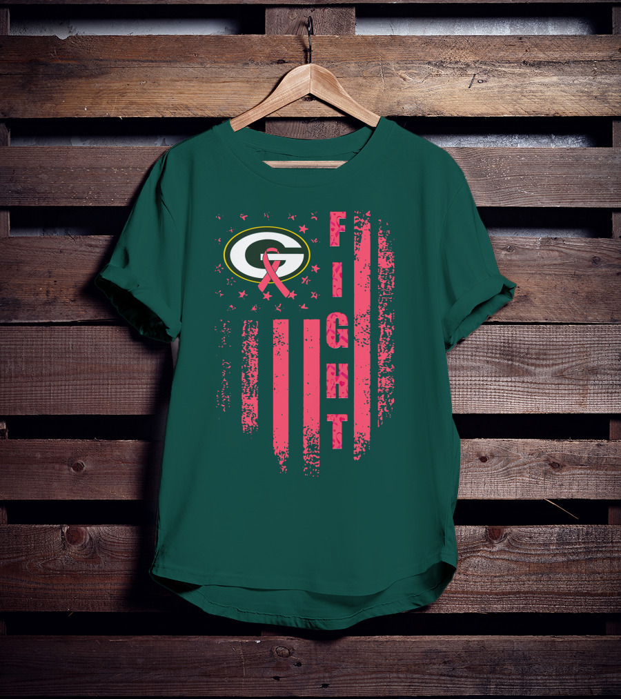 Green Bay Packers Fight Breast Cancer T-Shirt