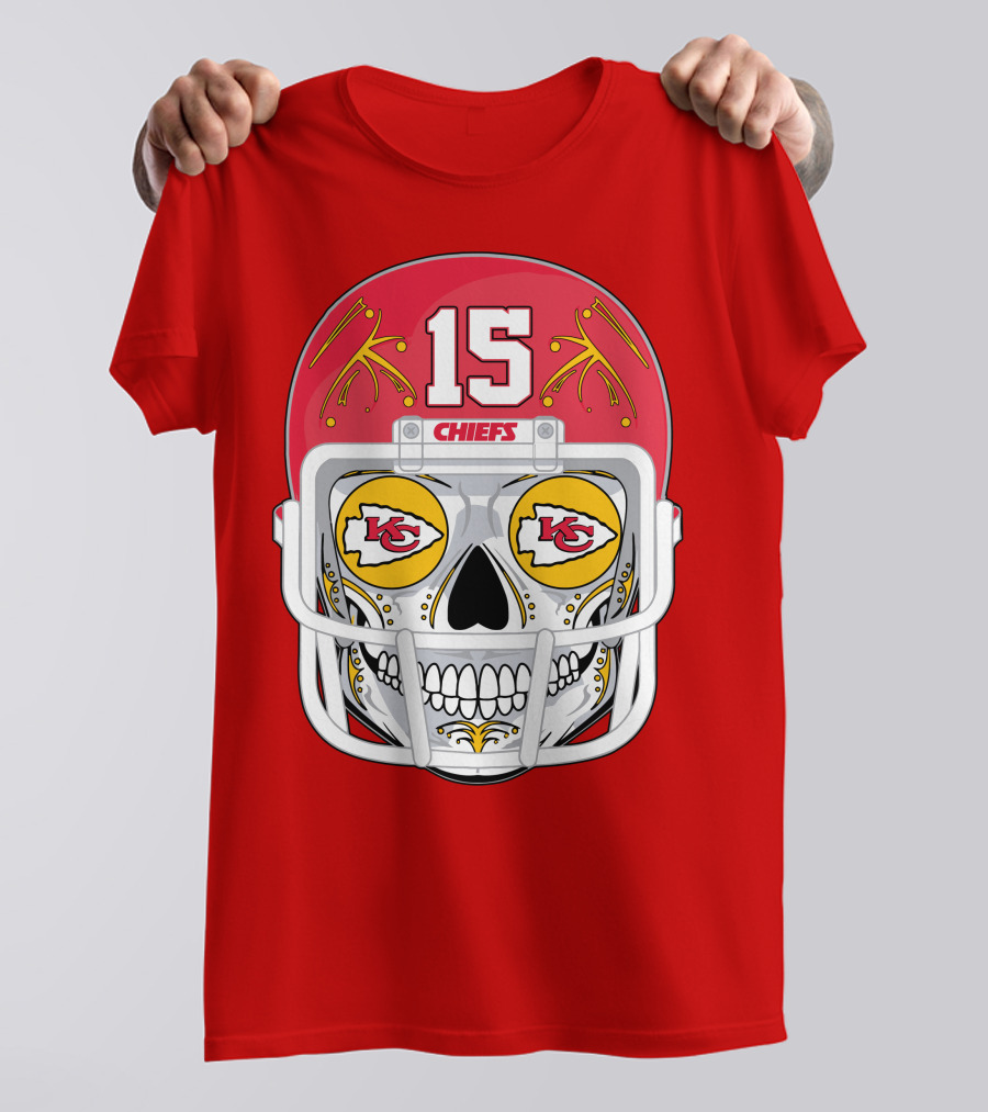 Chiefs Skull Helmet T-Shirt