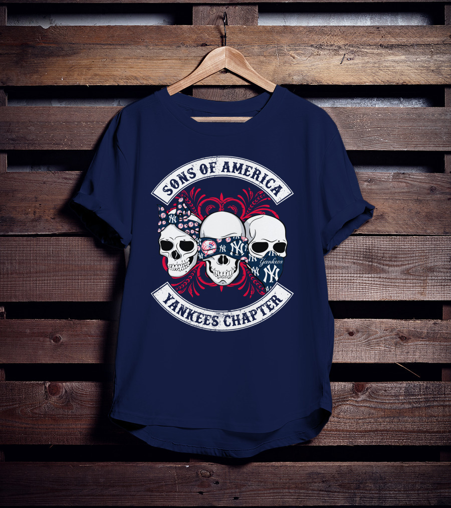 Sons Of America Yankees Chapter Skulls T-Shirt