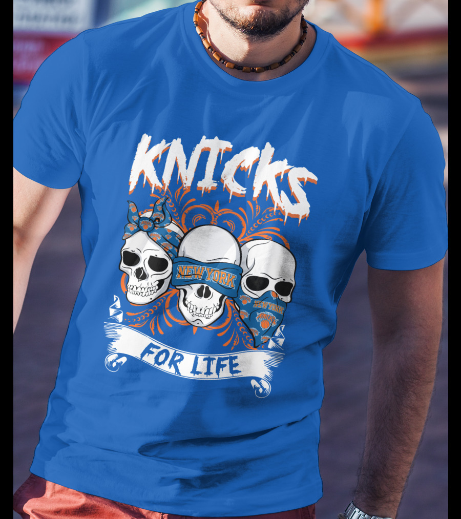 Knicks New York For Life T-Shirt