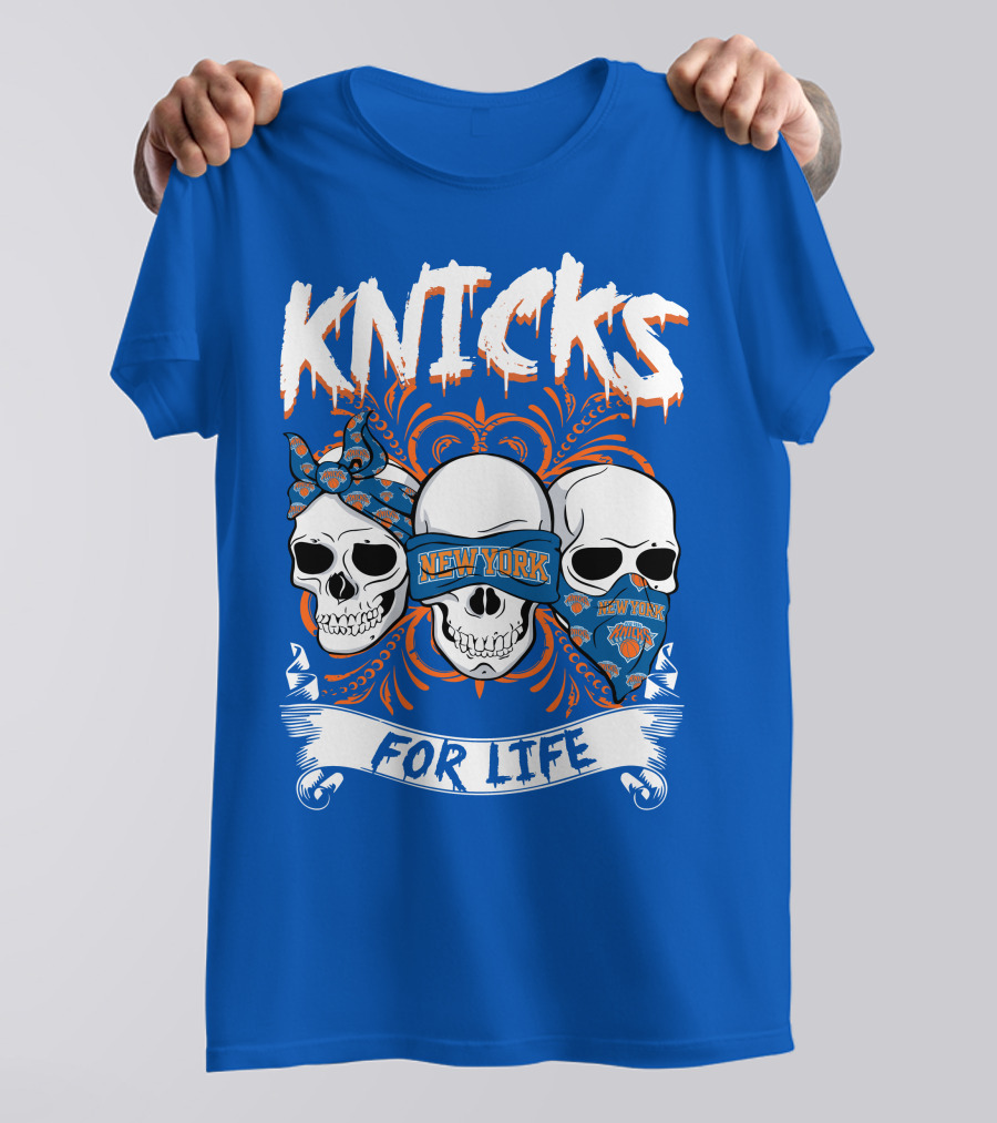 Knicks New York For Life T-Shirt