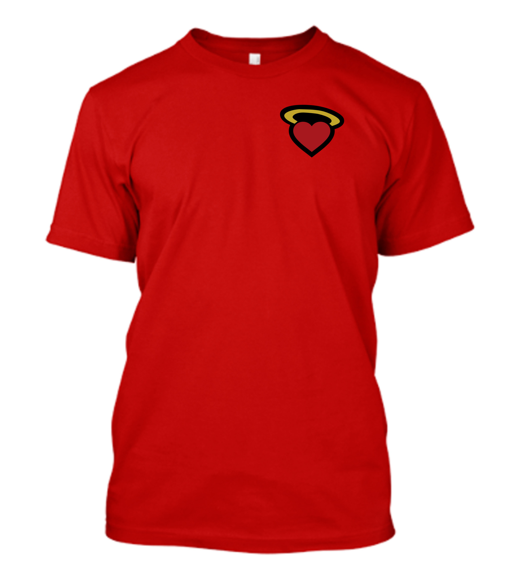 Poppin Store Miami Heat Heart Halo T-Shirt