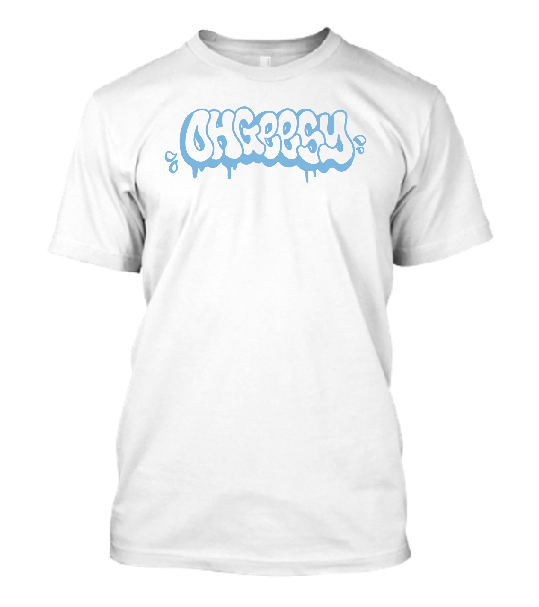 Ohgeesy Drip Style Blue T-Shirt
