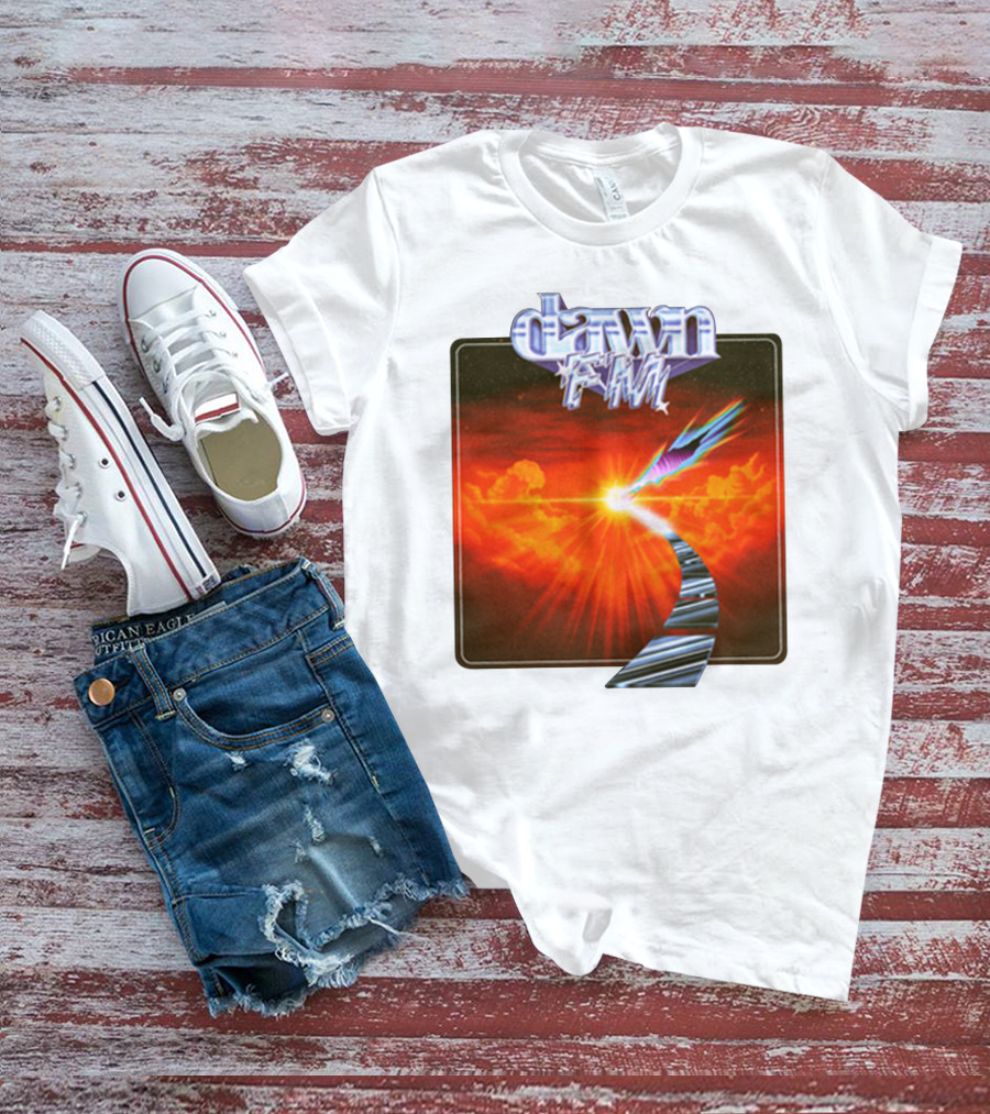 Dawn FM Album Cover Retro Sunset Pathway T-Shirt